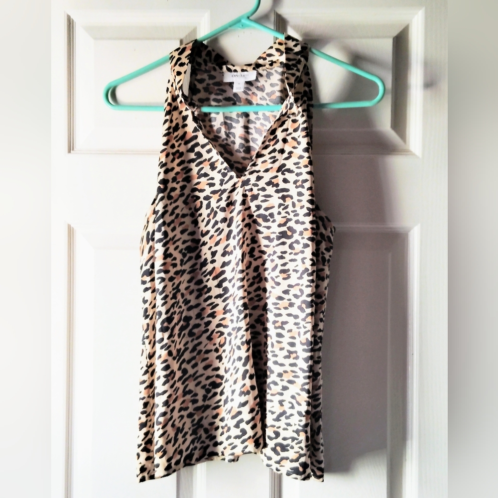 ON 34TH CHEETAH PRINT HALTER TOP